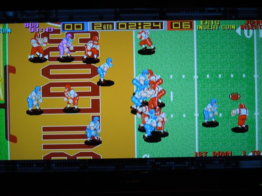 Tecmo Bowl Arcade, playable on the Tecmo Classics Arcade disc for the original Xbox
