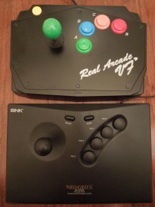 The HSS-12 is approximately the same size as a Neo Geo X controller, yet much, much heavier.