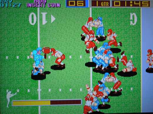 You can kick extra points in Tecmo Bowl, but no field goals. Every possession is a 4 down, touchdown-or- bust possession!