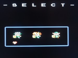 Choose among the original Broadcast-Satellaview mascots, or Link, the titular hero. 