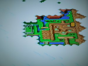 Only a small portion of the Overworld is avaliable to you in Chapter 1. 