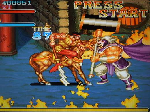 Battling on horse-back makes this Beat 'Em Up stand out from the rest.
