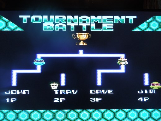 Tournament Mode allows 4 players to compete.