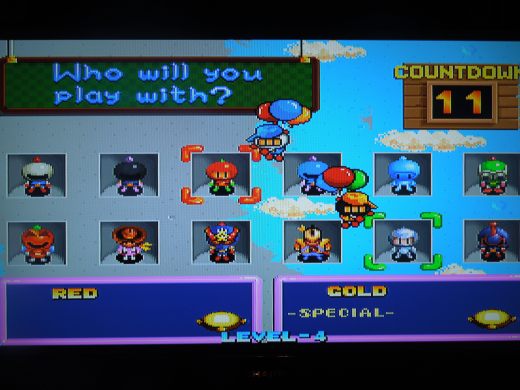 Choose from among 12 different characters in Battle Mode.