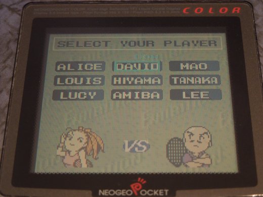 Pocket Color Tennis for the Neo Geo Pocket Color