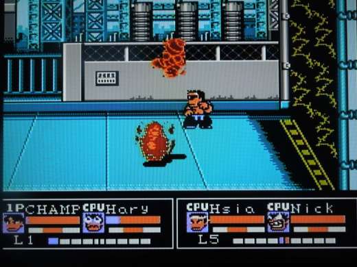 Team Super Moves cause great damage. 