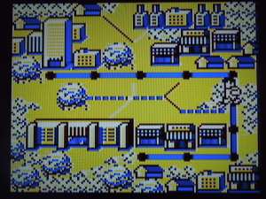 A map screen shows your progress between levels. 