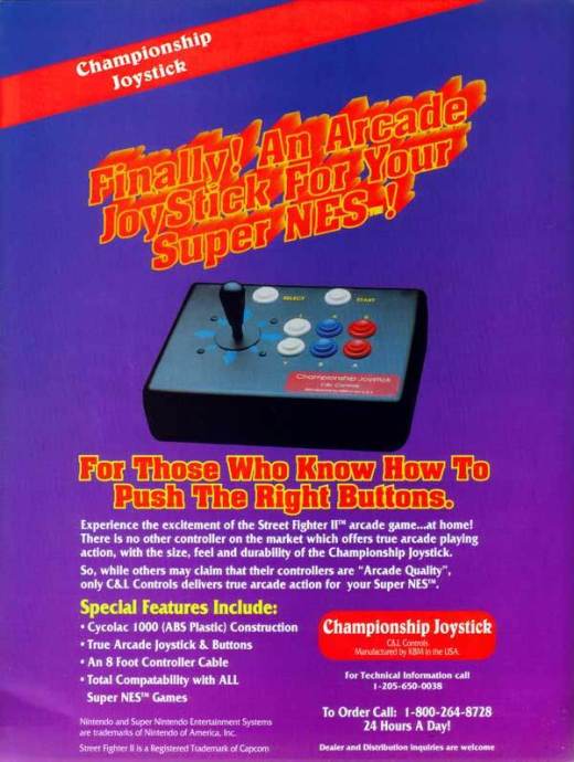 This old ad boasted the advantages of using the C & L Joystick.