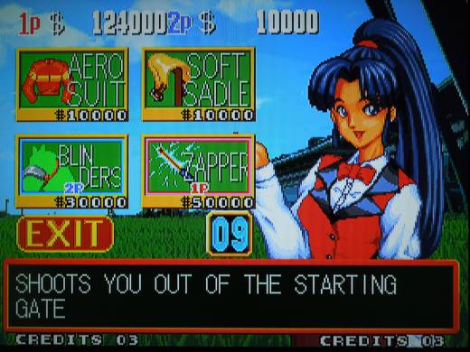 The stable shop items can be expensive, but depending on the race coming up, helpful.