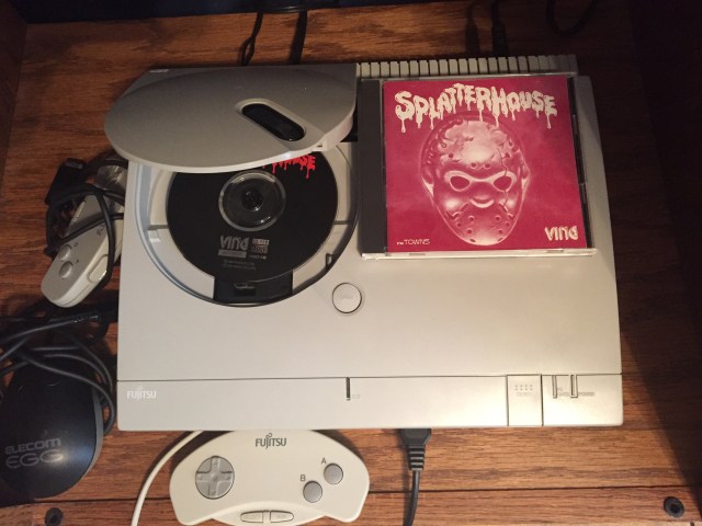 FM Towns Marty – Splatterhouse | Obscure Video Games